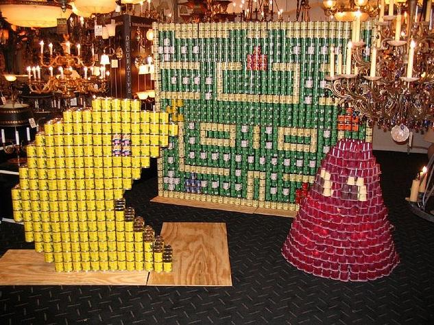 pacman canstruction artwork 4 pacman canstruction artwork 4