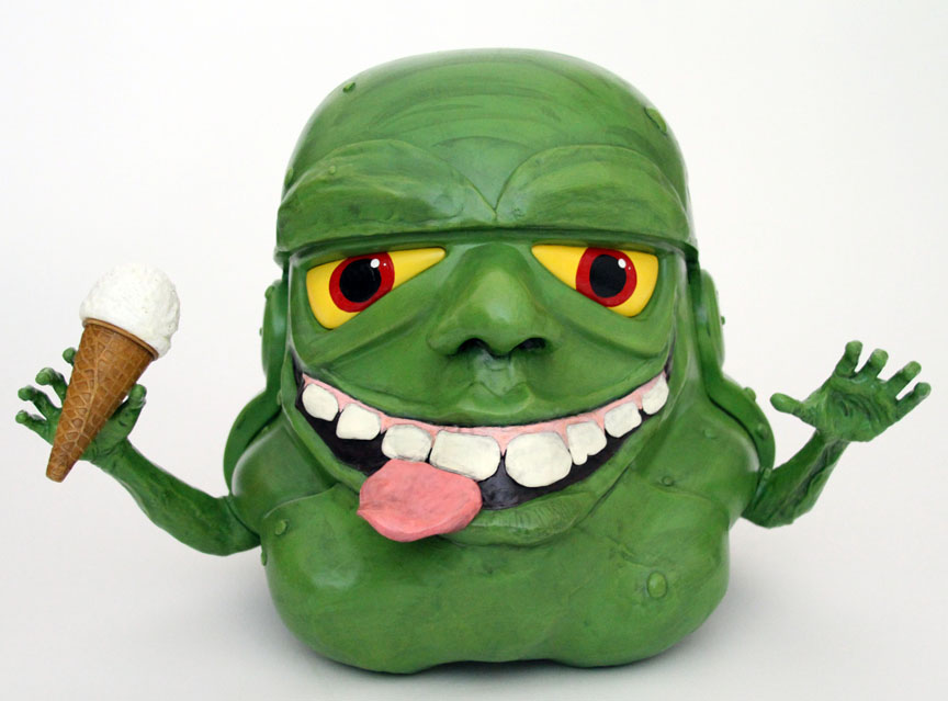 slimernew Slimer Stormtrooper Helmet: Ghostbusters Star Wars Mash up