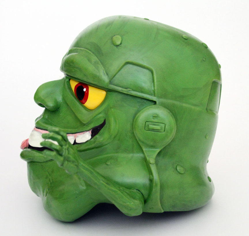 slimetroop2 Slimer Stormtrooper Helmet: Ghostbusters Star Wars Mash up