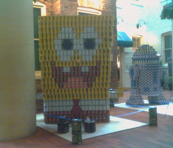 sponsgebob squarepants canstruction artwork sponsgebob squarepants canstruction artwork