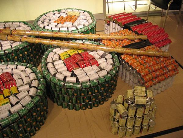 sushi combination canstruction artwork sushi combination canstruction artwork