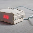 Digital Alarm Clock Made of Paper
