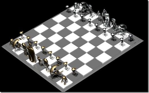 Chess silver side