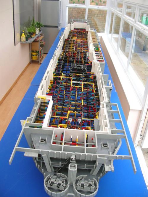 Lego USS Intrepid04 Lego Monster Unleashes Sizeable Lego USS Intrepid Model