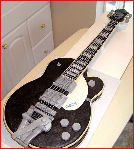 guitar cake1 Awesome Electric Guitar Cake