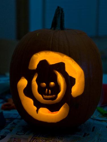 halloween pumpkin carvings artwork gears of war halloween pumpkin carvings artwork gears of war
