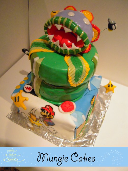 mario cake 3 Packun Flower Cake