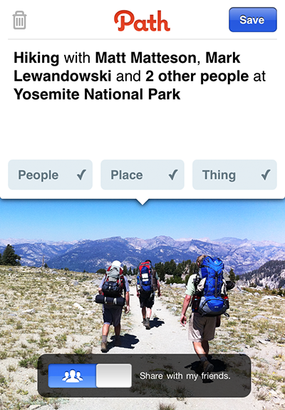 Path 2 Share Your Moments, Share Your Life, Share PATH