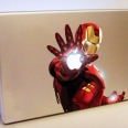 Let Iron Man Power your Macbook with its Colorful Decal