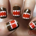 The Domo Kun Manicure: Paint it Domo