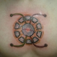 Iron Man Arc Reactor Tattoo