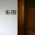 Digital and Automated Organic LED Wall Clock