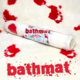 Blood Bath Mat Design Leaves Bloody Footprints