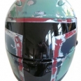 Boba Fett Motorcycle Helmet Looks Sinister and Cool