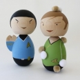 Geeky Star Trek Kokeshi Dolls for the Artistic Trekkie