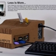 Cardboard Computer Case Mod Makes it Easy to Be Green