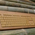 Bamboo Computer Keyboard for the Green Geek