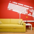 Geeky Computer Keyboard Wall Graphics
