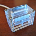 iPhone Stand Made of Laser Cut Acrylic Scarps