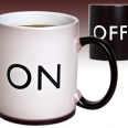 Hot is ON, Cold is OFF: Cool ON-OFF Mug