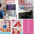Donkey Kong Wall Graphics for Interior Decoration