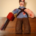 Evil Dead Crochet Doll of Ash