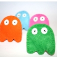 Pacman and the Ghosts Hair Clips