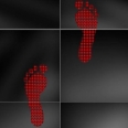 Mark Footprints with Interactive LED dots Tiles!