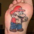 Mario and Luigi Tattoos on My Feet!