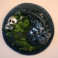 Mechanical Yin Yang Sculpture