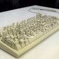 Computer Keyboard Plastics and Electronics Art