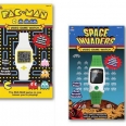 Pacman and Space Invaders Video Game Watches