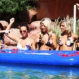 Poolside Beer Pong made easy with Pool Pong