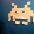 Post It Notes the Space Invaders Style