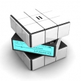 Rubik's Cube MP3 Design is Quite Bulky for an MP3 player
