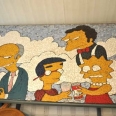 Simpsons Mosaic Table is the Best out of Waste!
