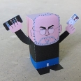 Make Your Own Steve Jobs Papercraft Toy!
