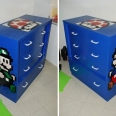 Super Mario Brothers Handpainted Super Dresser