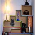 Cool and Colorful Tetris Shelves Design