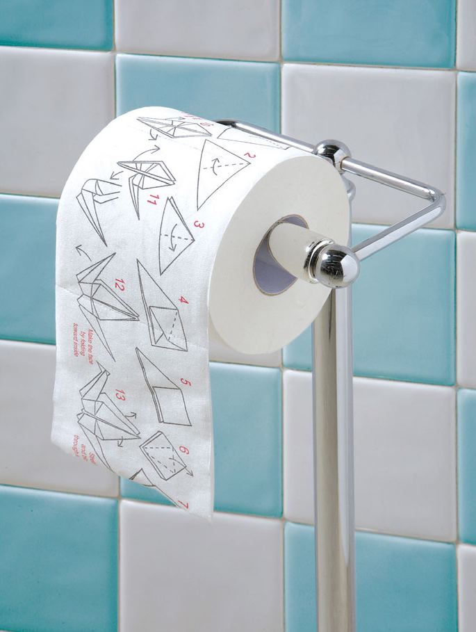 Origami Paper for the Bathroom