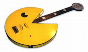 cool pacman guitar