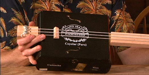 build your own guitar using cigar box