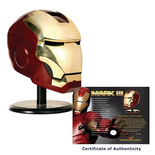 limited edition iron man helmet statue replica