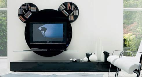 A Mickey-Mouse T.V stand that'll make your T.V "Stand Out!!"1