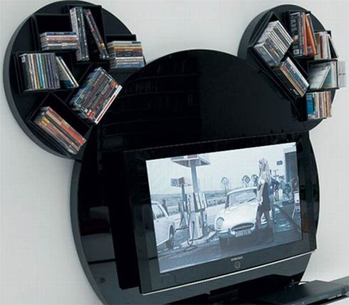 A Mickey-Mouse T.V stand that'll make your T.V "Stand Out!!"2