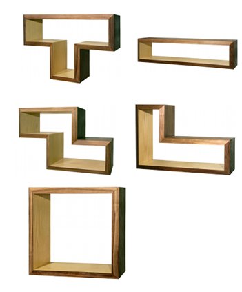 tetris shelves design