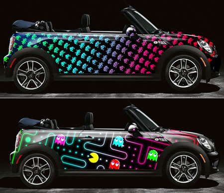 Pac-man and Space Invaders areTaking Over Mini Coopers; Better Watch Out1
