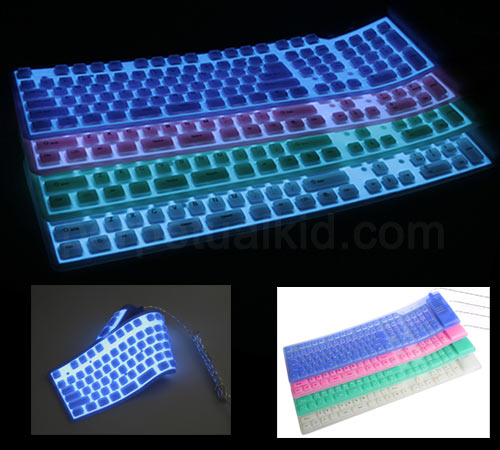 Illuminated Flexible Keyboard 