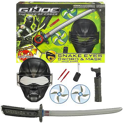 gi joe snake eyes mask and sword