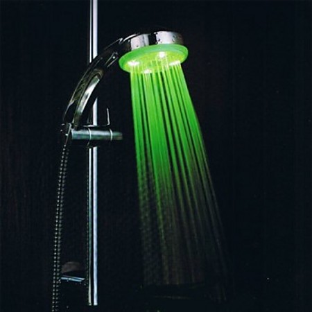 color changing led shower heads